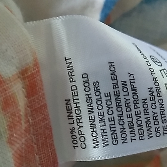 Tommy Bahama Bird of Paradise  Linen Halter Dress - Picture 3 of 3